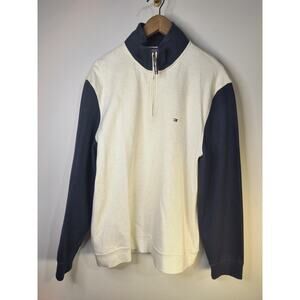 Men's Tommy Hilfiger 1/4 Zip Pullover, Size XL, Pre-owned